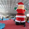 wholesale Christmas Old man Outdoor Decoration 8mH Giant Inflatable Santa Claus,blow up Xmas Father,shopping Malls Balloon