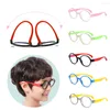 Sonnenbrille Jungen Mädchen Mode Anti-blaue Strahlen Vision Care Silikon Brillen Kinder Schutzbrillen Licht Gläser Kinder Brillen