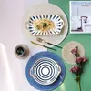 Table Mats Placemat For Dining 1 PC Heat-Resistant Placemats Stain Resistant Anti-Skid Washable Woven Cotton Yarn Ramie Tableware Mat