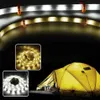 Bandes Tente Étanche Camping En Plein Air LED Bande Lumineuse Blanc Chaud Lampe Portable Imperméable Flexible Néon Ruban Lanterne Lights274T