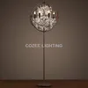 مصابيح الأرضية مصباح كريستال عتيقة قائمة الإضاءة LED ORB CRISTAL LIGHT IDEROOR Home Restaurant Living and Dining Room299J