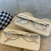 Sunglasses Y2K Metal Oval Shades Women Men Rhinestone Diamonds Unisex Bling Eyeglasses Frames Uv400 Fashion Eyewear Glasses