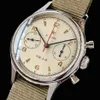 Militair Horloge Voor Man Chronograaf Pols Seagull 1963 Originele ST1901 Beweging Saffier Waterdichte Beperkte Kaart Watches273b