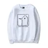 Men's Hoodies Oyasumi PunPun Is Just Fine Today O-Neck Sweatshirts Women Men Long Sleeve Fashion Pullover Clothes