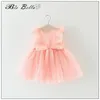 Abiti per ragazza Neonate Abito Moda Tutu Principessa in pizzo Cotone Soild 1-4T Abbigliamento per bambini Senza maniche Festa di Natale Vestido Abbigliamento