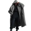 Manteau d'ours en peluche en fourrure pour femmes, vêtements d'hiver pour femmes, ceinture noire en laine, à capuche, longue Parkas, veste chaude surdimensionnée, manteaux 2024