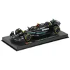 Bburago 1 43 Mercedes AMG W14 E Prestaties #44 Statische Simulatie Diecast Legering Model Racing Formule Auto Acryl Doos 240118