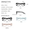 Lunettes de soleil ZENOTTIC Vintage Cat Eye Lunettes Cadre Femmes Mode Acétate Transparent Optique Myopie Lunettes Marque Designer Lunettes Cadres YQ240131