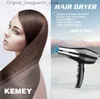 Hair Dryers Kemei KM-8326 Professional Salon Negative Oxygen Ion Constant Temperature Hair Salon Home Hair Dryer Secador De Cabelo Sem Fio Q240131