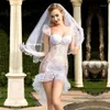 Nowe porno kobiety bielizny seksowna erotyczna suknia ślubna cosplay biała denia seksowna bielizna erotyczna bielizna porno 63251305J