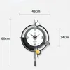 Настенные часы Современные часы Творческий Художественный Назначение Гостиная Бесшумный Кварцевый Декоративный