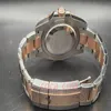 Relógio de pulso masculino de luxo japão mecânico automático nova pulseira de aço inoxidável safira à prova d'água II 126711CHNR Everose Gold Root Beer relógio automático