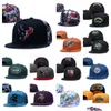 Ball Caps 2023 Topkwaliteit Heren Dames Basketbal Snapback Baseball Snapbacks Hoeden Alle Teams Voor Heren Borduren Voetbal Zon Mesh Fle Dhsyt