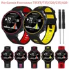 Pulseiras de relógio Pulseiras de silicone para Garmin Forerunner 220 230 235 735XT 735 620 630 Substituir pulseira esportiva Correa Approach S20 S5 S6