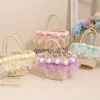 TOTES SMOLL FRES FEATER ANDELD STRAWAVEN WOVEN BAG 2023 NEW FAIRY AIR BALL WOVEN BAG BEAC OLIDAY BAGH24131