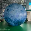 Iluminação gigante cinza por atacado Bola inflável da lua pendurada Planeta Balão para Decoração do Festival 001