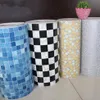 5M Bathroom Tiles Waterproof Wall Sticker Vinyl PVC Mosaic Self Adhesive Anti Oil Stickers DIY Wallpapers Home Decor267n