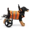 Поводки для собак-инвалидов, скутер, инвалидная коляска с ручкой для маленьких собак, задние лапы, безопасная светоотражающая полоска, дизайн для домашних животных, дрессировка собак