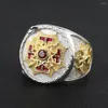 Cluster-Ringe Sovereign Grand Inspector General 33 Degree Mason Freimaurer Sterling Silber Ring292p