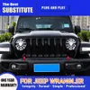 Для Jeep Wrangler светодиодная фара автомобиля в сборе 18-21 автомобильные аксессуары дневные ходовые огни стример указатель поворота передняя лампа