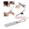 Other Knife Accessories 3 In 1 Pocket Sharpener Mini Portable Foldable KeyChain Grindstone Blade Tungsten Steel Whetstone