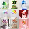 Suministros para fiestas, 10 Uds., adorno para pastel con globo de 5 pulgadas, bolas de confeti de Metal con forma de nube para cumpleaños, Baby Shower, decoración de boda DIY