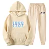 Taylor the ERAS TOUR MENS SÜRESİ Hoodie+Sweatpants Geceyarısı Midnight Albüm Swift Baskı Trailsuit Sweatshirt Kadınlar 2 Parçalı Set 240131