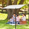 Shade 3*2.6m 300D tent canopy top replacement cover outdoor waterproof shade sail pergola for backyard garden patio outdoor awning YQ240131