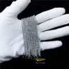 2mm 3mm 4mm 5mm 6.5mm Vvs Moissanite Lab Diamond 925 Sterling Silver Hip Hop Jewelry Bling Iced Out Tennis Bracelets Chains