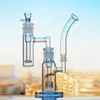 Large TORO Hookah Bong with Percolator Birdcage Inline Perc Recycler Oil Rig Glass Bongs Smoking Water Pipes with 18mm Female Joint