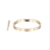 Original 1to1 C-arter Bracelet five generation 18k gold screwdriver no fading rose couple giftKSOQ