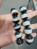 Decorative Figurines 20mm Nature Gems Bangle Agate Bead Bracelets Sardonyx Polish Mala Accessories Rosary Energy Bless