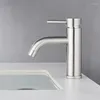 Badrumsvaskar kranar rostfritt stål och kallt vattenblandare för kranar bassäng tvättbassäng kranning tapware kök badkar vattenfall