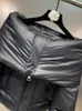 여자 트렌치 코트 프리 톰 포트 여성 스트레이트 어깨 따뜻한 코트 2024 겨울 패션 롱 슬리브 지퍼 포켓 면봉 재킷 여성