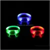 Feestartikelen Sile Geluidgestuurde Led-lichtarmband Geactiveerde Glow Flash Bangle Polsband Cadeau Bruiloft Halloween Kerstmis Fy8643 D Dh38X