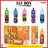 Elf Box 14000 PLUK Wegwerp E Sigaretten Oplaadbare mesh spiraal Vape Pen Vaporizers 0% 2% 5% RGB Lichten Puff 14K Vaper