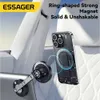 Cell Phone Mounts Holders Essager Magnetic Wireless Charger Car Phone Holder 15W Fast Charging Easy Paste Mount Stand For Magsafe iPhone 15 14 13 Pro Max YQ240130