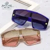 Sunglasses D T 2021 New Fashion Shield Sunglasses Men Women Goggle Gradients Lens Frame Vintage Brand Designer Luxury Metal Decorate UV400 YQ240131