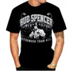 Herr t-shirts knopp Spencer Terence Hill 3d tryckta herr t shirts mode casual o-hals korta ärm tees hip hop hajuku sommar överdimensionerade toppar