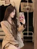 Two Piece Dress UNXX Elegant Little Two-Piece Set Small Fragrance Wind Blazer Jacket Autumn Winter Skirt Petite Outfit Suit 2