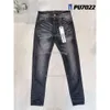 Calças Roxas para Mens Homens Magros Angustiados Motociclistas Rasgados Mulheres Preto Cinza Reto Sweatpants Designers Corredores Pant Denim Mens Jeans 29 40