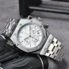 Bester Preis AP Armbanduhren für Herren 2024 Neue Herrenuhren Alle Zifferblätter Quarzuhr Hochwertige Top-Luxusmarke Chronographenuhr Uhrenarmband Herrenmode A010