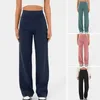 Women's Pants Women Slouchy High Waist Wide Leg With Button Closure Elastic Pockets Loose Fit Solid Color For Casual