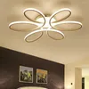 Plafoniere Modern Flower LED Nodic Illuminazione per interni Lampada da superficie per corridoio soggiorno camera da letto