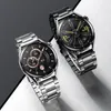 Bandas de reloj Correa de metal de titanio 20 mm para Huawei 3 Band Pro GT2 Correa de reloj Samsung 45 mm Pulsera de negocios de lujo