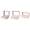 Chopsticks Special Case For Women Female Girl Friend Wrist Watches Box Storage Collect Pink Pu Leather245U