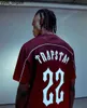 Trapstar Fashion Clothing Tees Tsihrts Designer koszule Monogram Football Jersey Summer Loose 2023 Szybkie suche krótkie rękaw