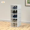 20st Shoes Storage Transparent Shoe Organizer System Stapble Plastic Sneaker Display Case Storage Box Shoe Rack 240130