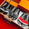Neue Stil Druck Slipper Gummischuhe Luxus Frauen Mule Slide Designer Freizeitschuh Top Qualität Mode Dame Sandale Sommer Outdoor Walk Sliders flache Loafer Sandale