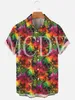 Camicie casual da uomo Hawaiian Sailor Octopus Ship Camicia stampata in 3D all over da uomo per donna manica corta traspirante